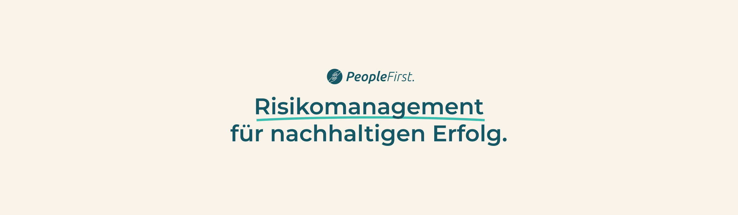 Lisa Schlütter – People First – Risikomanagement für nachhaltigen Erfolg.